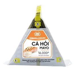 Temaki Onigiri cá hồi mayo