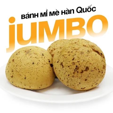 ✨ Bánh mì mè Hàn Quốc Jumbo