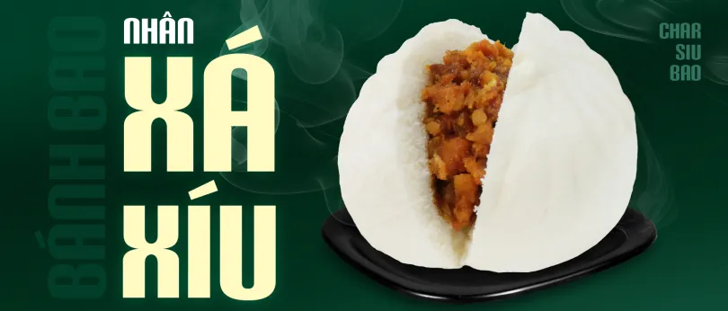 BÁNH BAO XÁ XÍU – SIÊU PHẨM MỚI BỮA CHÍNH NHANH, GỌN 🫶
