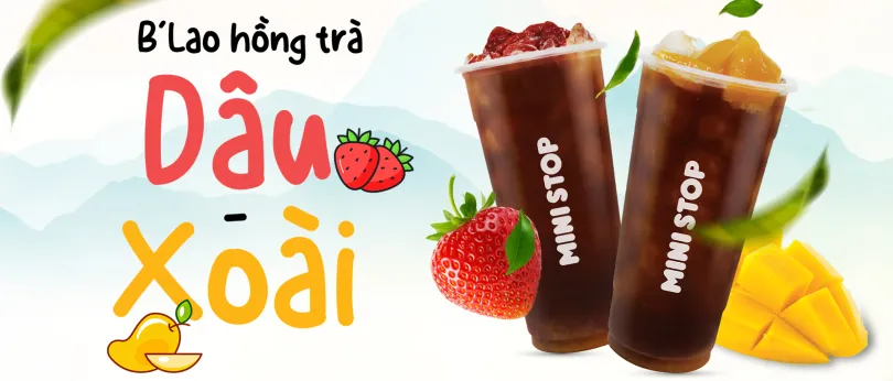 B'Lao Hồng Trà Dâu – Hồng Trà Xoài
