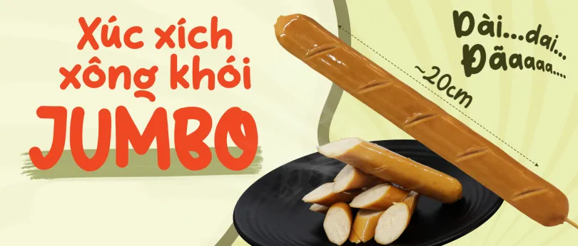 Xúc xích xông khói JUMBO